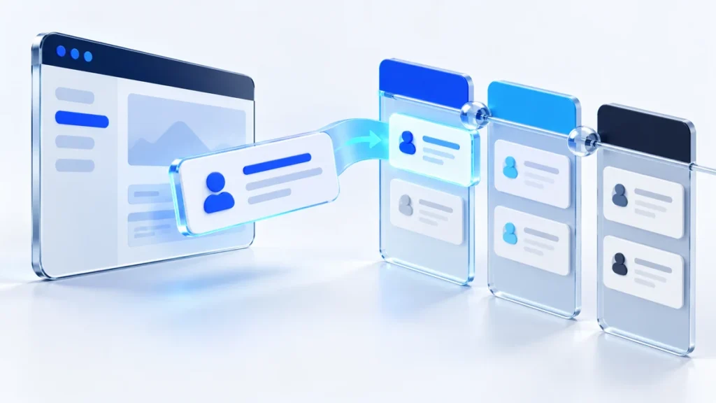 Сайт и CRM: инструменты для клиентского процесса — тематическая иллюстрация